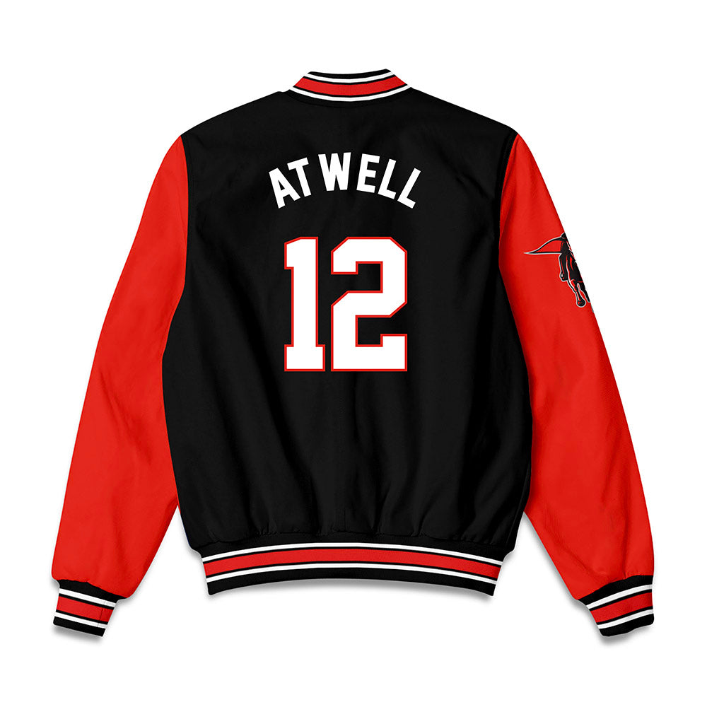 Texas Tech - NCAA Men's Basketball : Donovan Atwell - Bomber Jacket-1