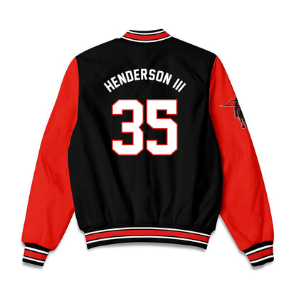 Texas Tech - NCAA Football : Michael Henderson III - Bomber Jacket-1