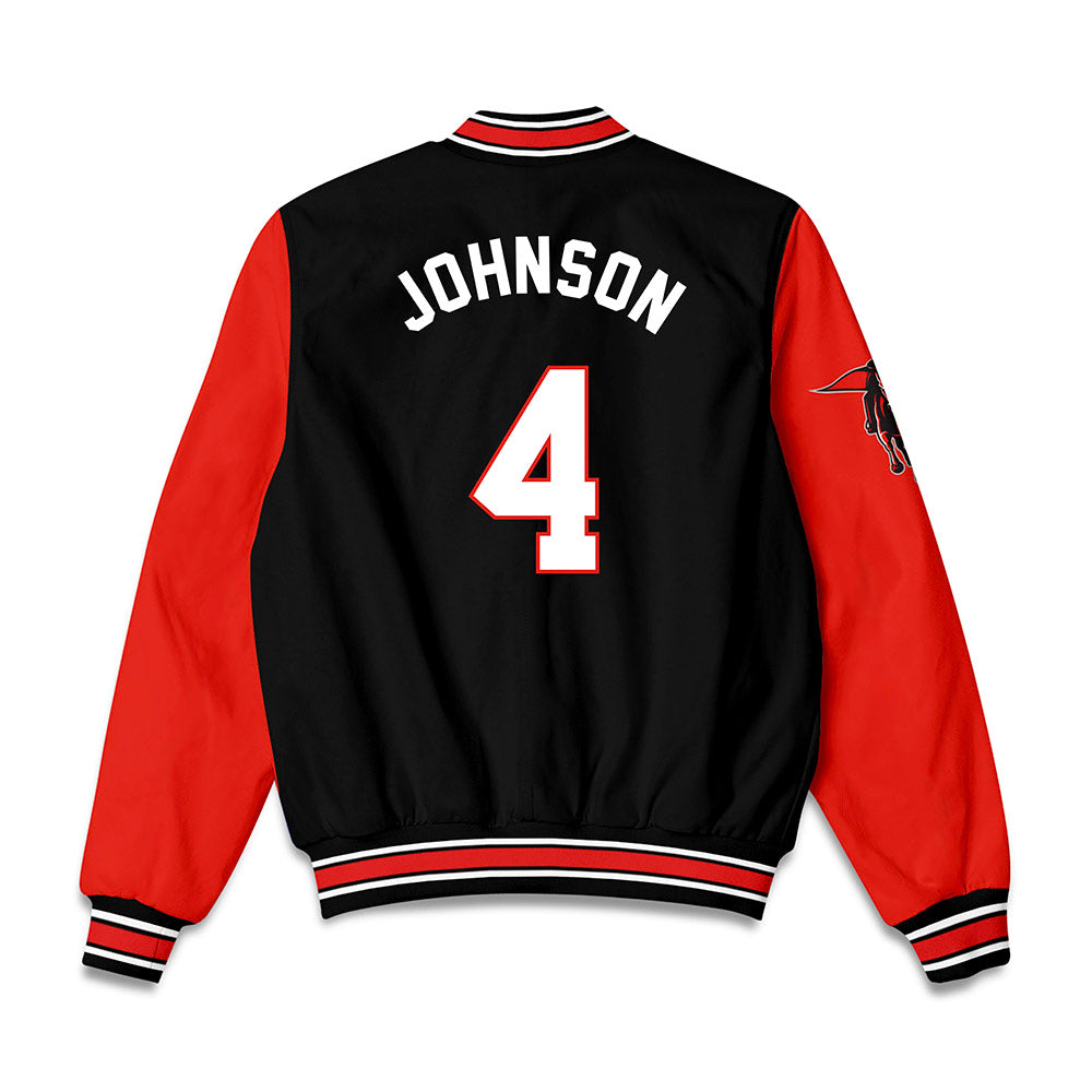 Texas Tech - NCAA Football : Kenny Johnson - Bomber Jacket-1