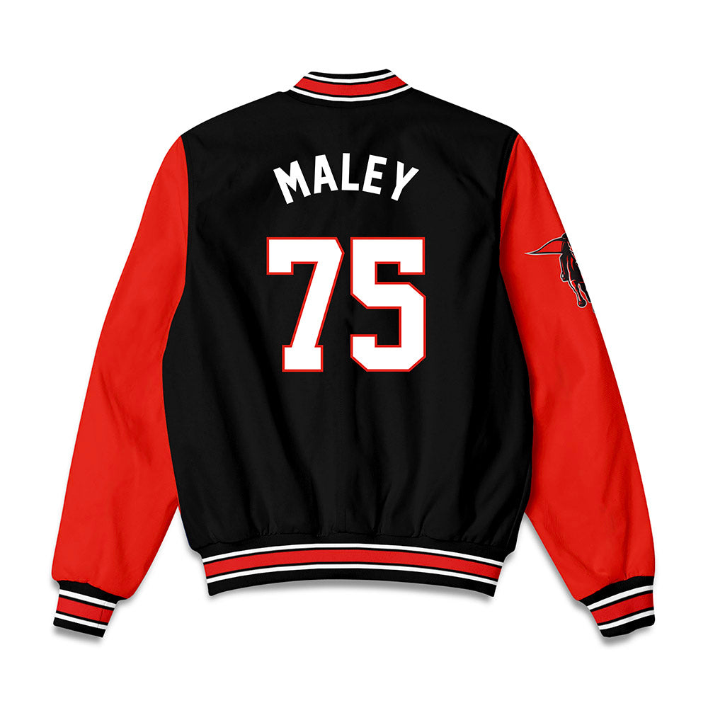 Texas Tech - NCAA Football : Garin Maley - Bomber Jacket-1