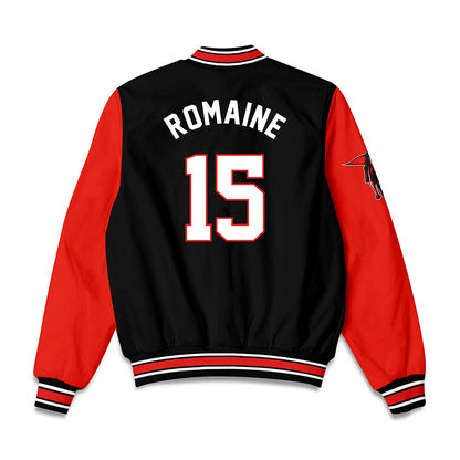 Texas Tech - NCAA Football : Austin Romaine - Bomber Jacket-1