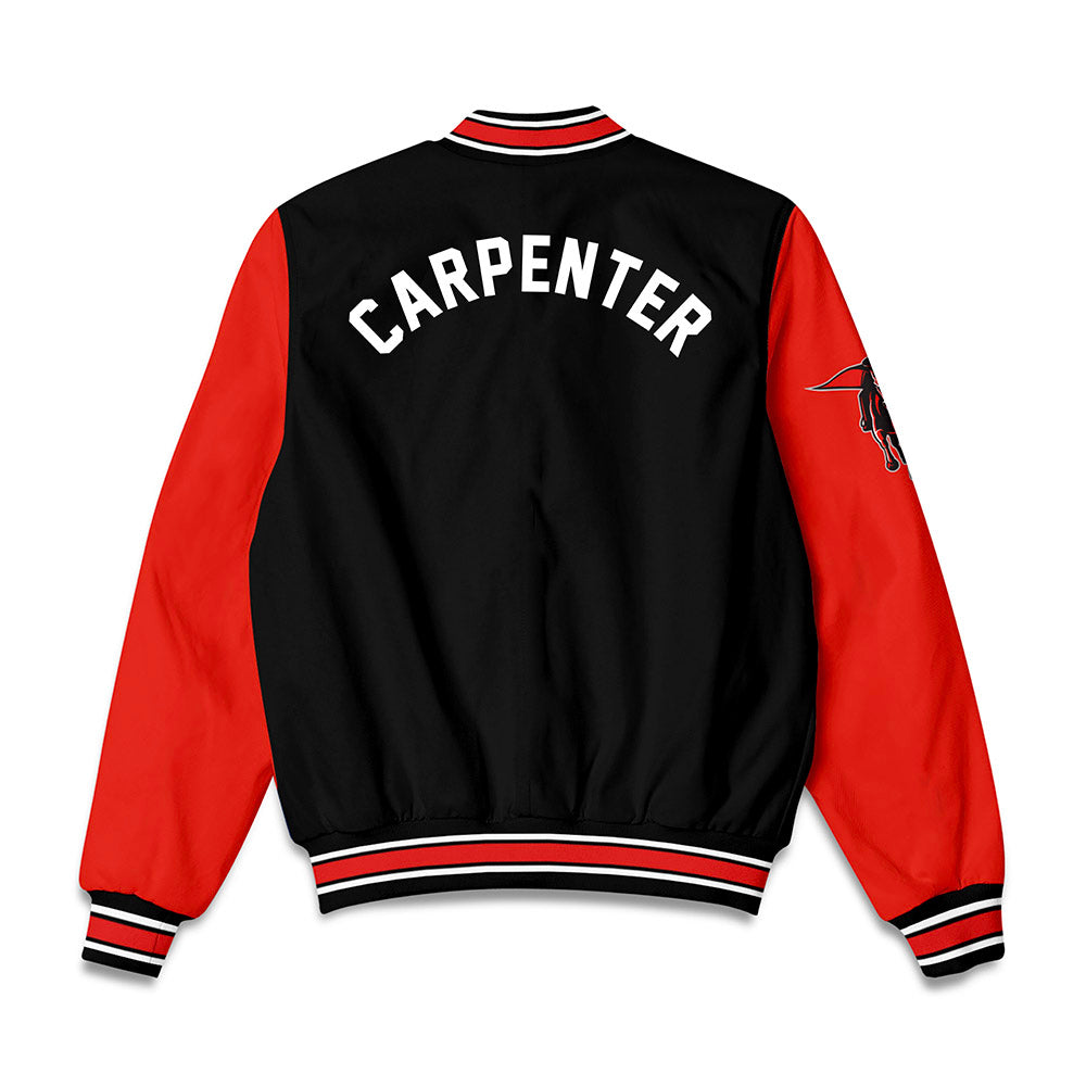 Texas Tech - NCAA Football : Jett Carpenter - Bomber Jacket-1