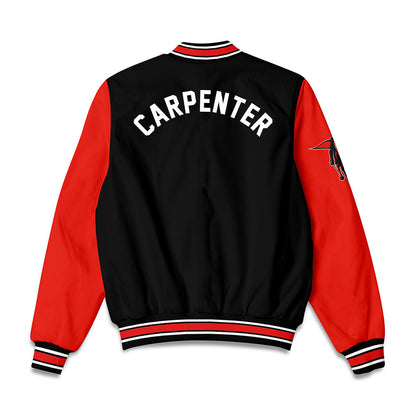 Texas Tech - NCAA Football : Jett Carpenter - Bomber Jacket-1