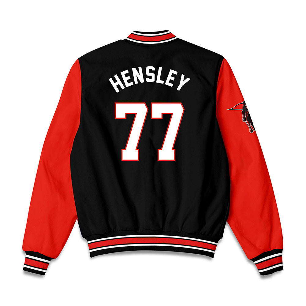 Texas Tech - NCAA Softball : Timber Hensley - Bomber Jacket-1