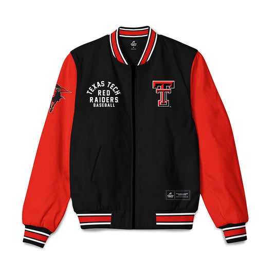 Texas Tech - NCAA Baseball : Daniel Hesse - Bomber Jacket-0