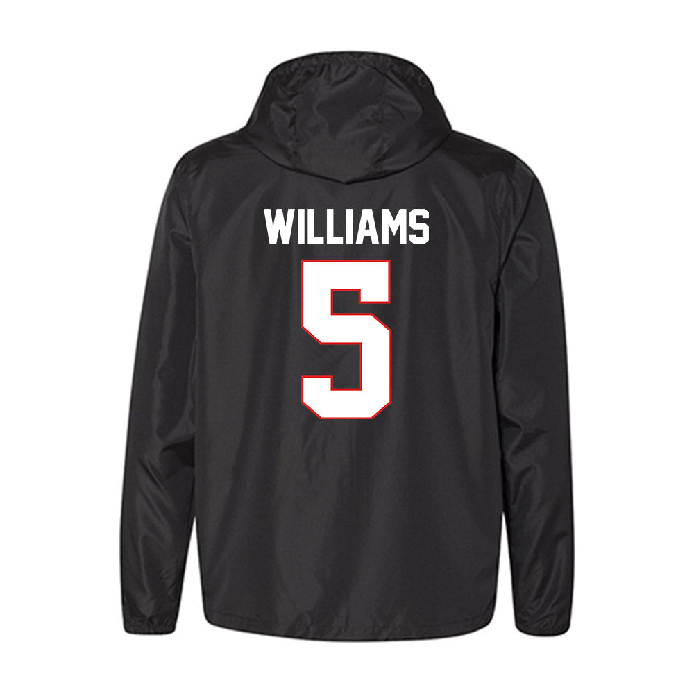 Texas Tech - NCAA Men's Basketball : Darrion Williams - Windbreaker-1