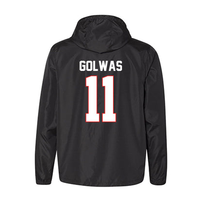Texas Tech - NCAA Football : Brock Golwas - Windbreaker-1
