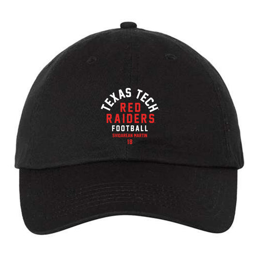 Texas Tech - NCAA Football : SVioarean Martin - Dad Hat-0