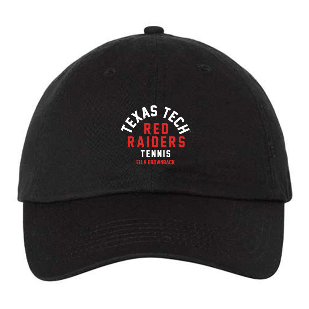 Texas Tech - NCAA Women's Tennis : Ella Brownback - Dad Hat-0