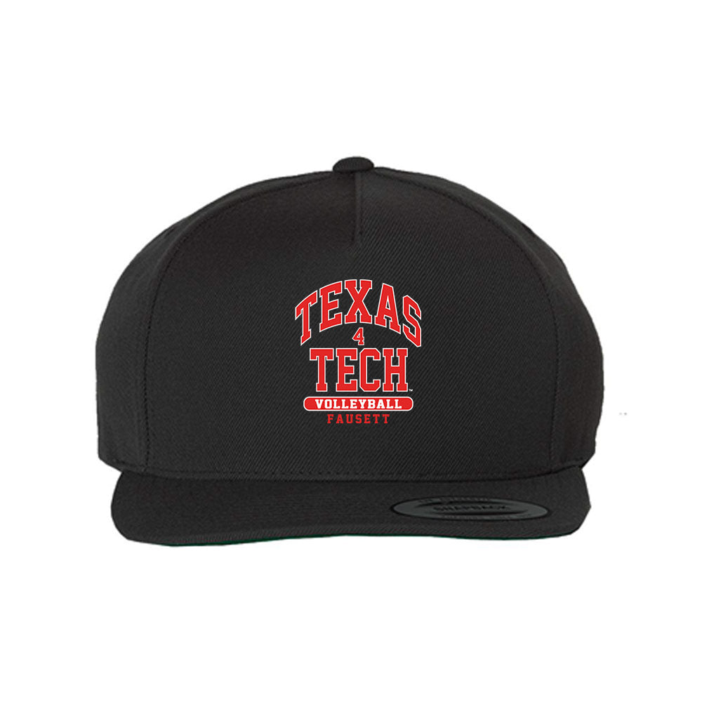 Texas Tech - NCAA Women's Volleyball : Ally Fausett - Snapback Hat-0