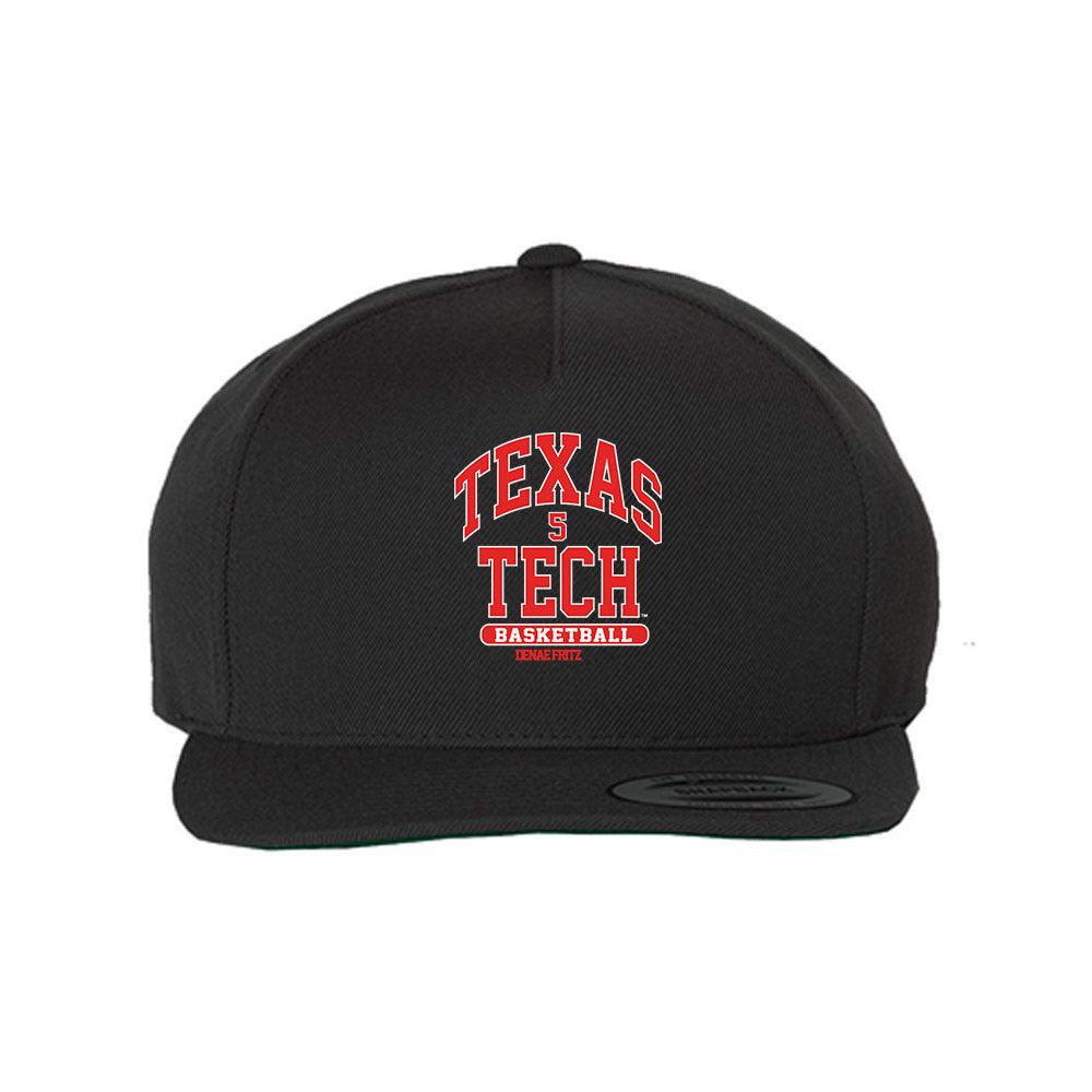 Texas Tech - NCAA Women's Basketball : Denae Fritz - Snapback Hat-0