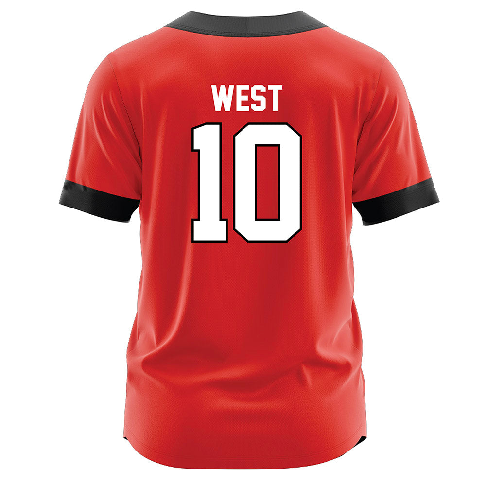 Texas Tech - NCAA Softball : Mallie West - Jersey-1