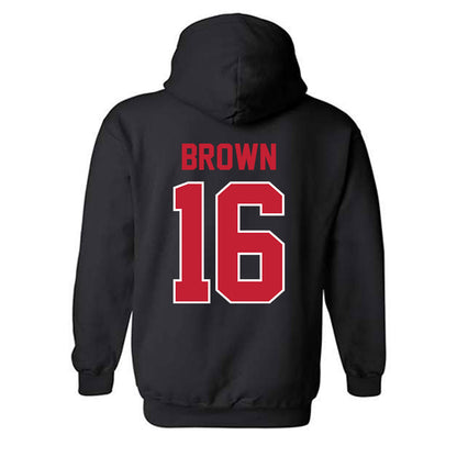 Georgia - NCAA Baseball : Zachary Brown - Classic Shersey Hooded Sweatshirt-1