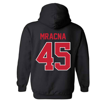 Georgia - NCAA Baseball : Christian Mracna - Classic Shersey Hooded Sweatshirt-1
