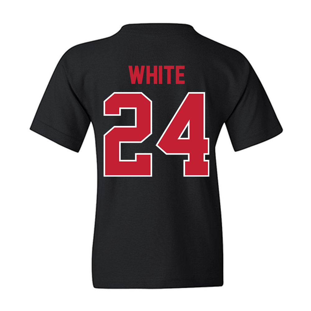 Georgia - NCAA Softball : Esther White - Classic Shersey Youth T-Shirt-1