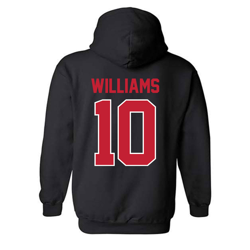 Georgia - NCAA Football : Elyiss Williams - Classic Shersey Hooded Sweatshirt-1