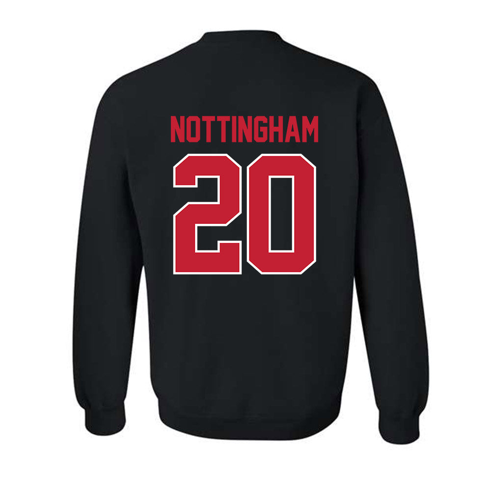 Georgia - NCAA Baseball : Joe Nottingham - Classic Shersey Crewneck Sweatshirt-1