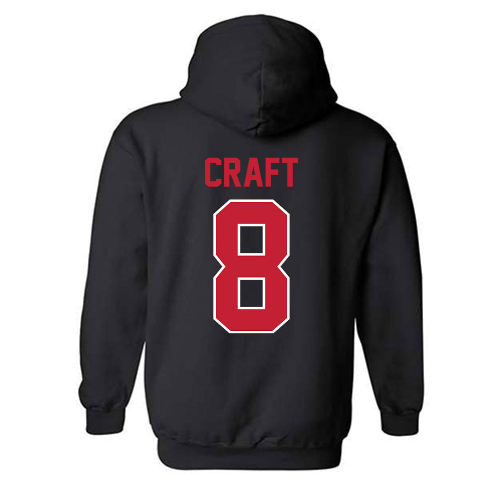 Georgia - NCAA Women's Basketball : Zhen Craft - Classic Shersey Hooded Sweatshirt-1