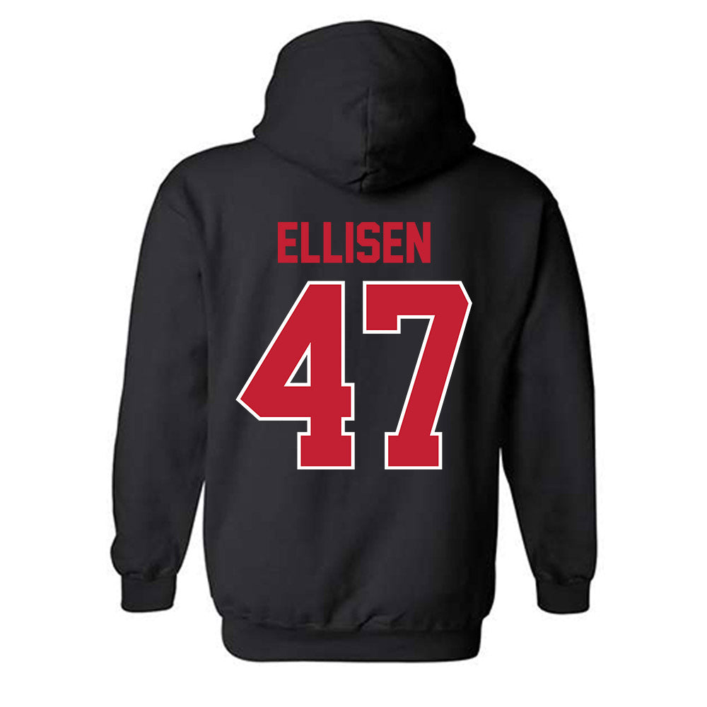 Georgia - NCAA Baseball : Thomas Ellisen - Classic Shersey Hooded Sweatshirt-1
