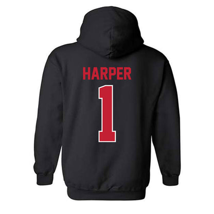 Georgia - NCAA Women's Volleyball : Tori Harper - Classic Shersey Hooded Sweatshirt-1