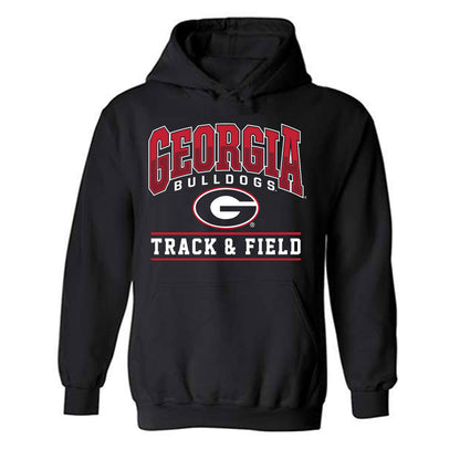 Georgia - NCAA Women's Track & Field : Isold Saevarsdottir - Classic Shersey Hooded Sweatshirt-0