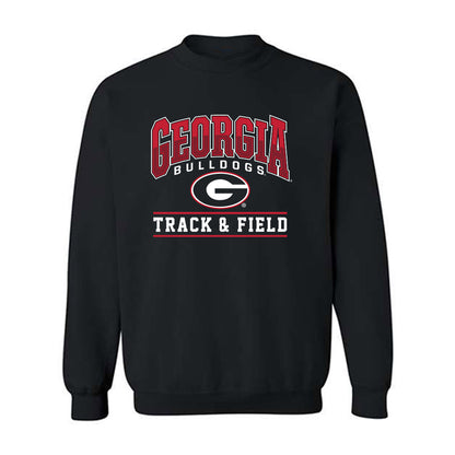 Georgia - NCAA Men's Track & Field : Jordan Davis - Classic Shersey Crewneck Sweatshirt-0