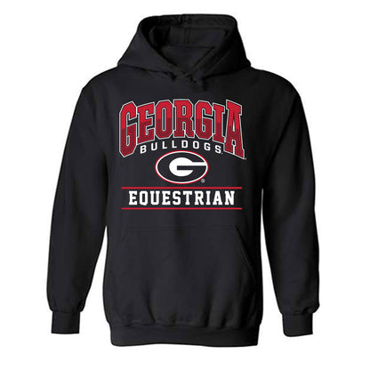 Georgia - NCAA Equestrian : Cadence Eger - Classic Shersey Hooded Sweatshirt-0
