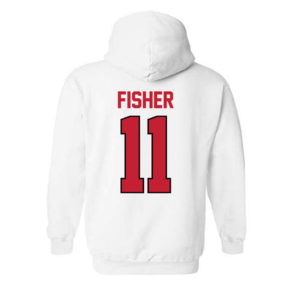 Georgia - NCAA Softball : Addisen Fisher - Classic Shersey Hooded Sweatshirt-1