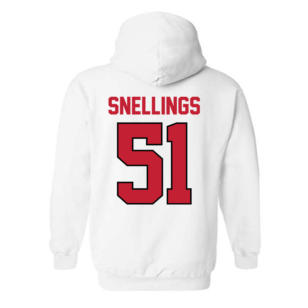 Georgia - NCAA Football : Will Snellings - Classic Shersey Hooded Sweatshirt-1