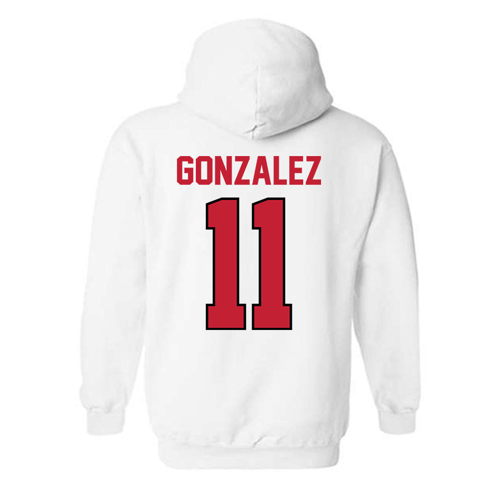 Georgia - NCAA Women's Basketball : Enjulina Gonzalez - Classic Shersey Hooded Sweatshirt-1