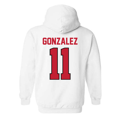 Georgia - NCAA Women's Basketball : Enjulina Gonzalez - Classic Shersey Hooded Sweatshirt-1