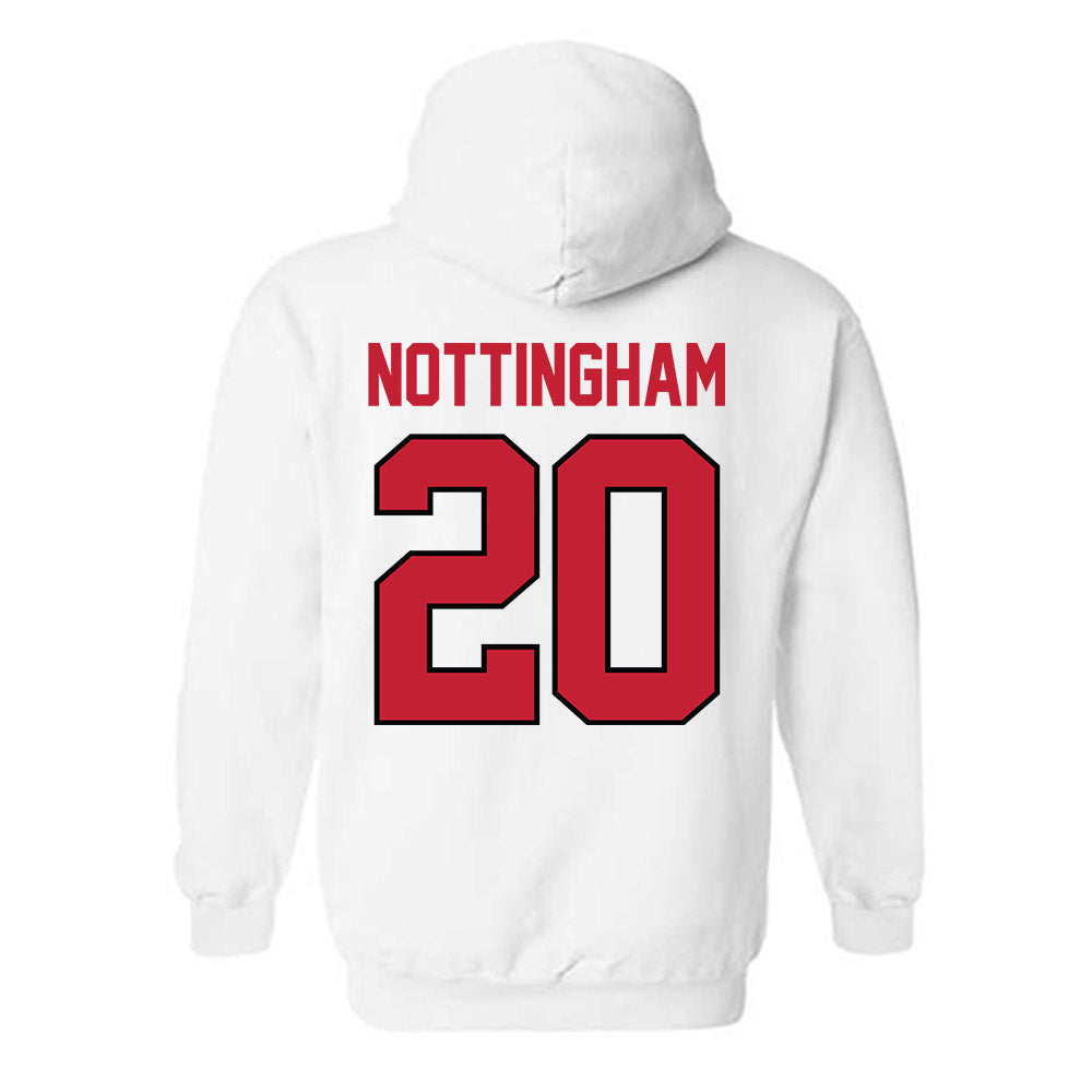 Georgia - NCAA Baseball : Joe Nottingham - Classic Shersey Hooded Sweatshirt-1