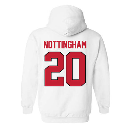 Georgia - NCAA Baseball : Joe Nottingham - Classic Shersey Hooded Sweatshirt-1