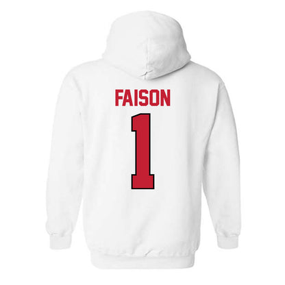 Georgia - NCAA Women's Basketball : Jocelyn Faison - Classic Shersey Hooded Sweatshirt-1