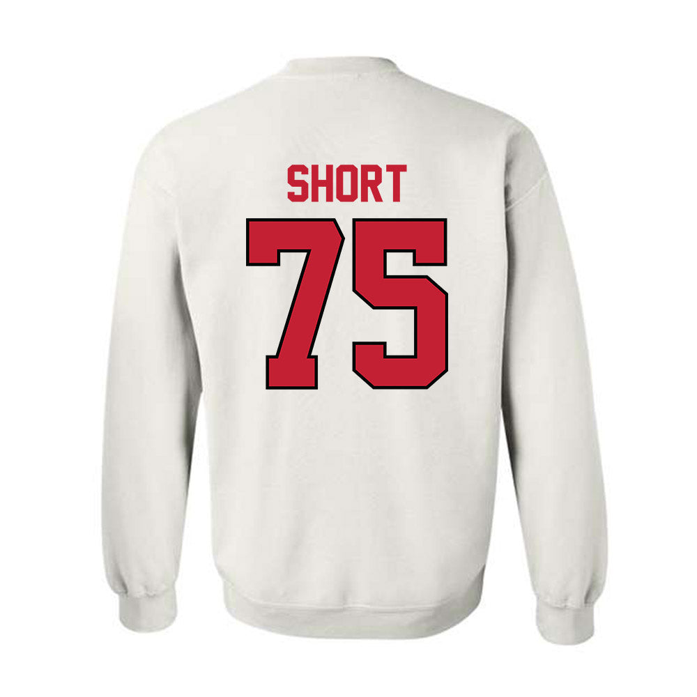 Georgia - NCAA Football : Mason Short - Classic Shersey Crewneck Sweatshirt-1