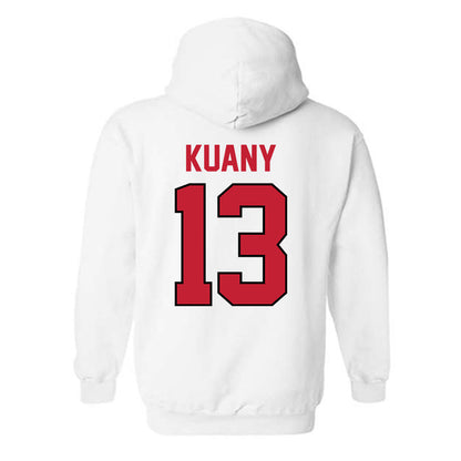 Georgia - NCAA Men's Basketball : Mading Kuany - Classic Shersey Hooded Sweatshirt-1