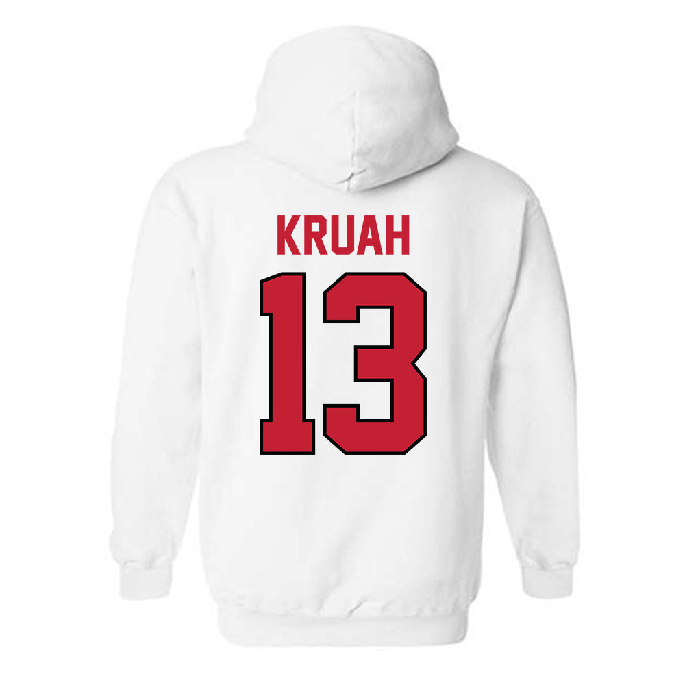 Georgia - NCAA Football : AJ Kruah - Classic Shersey Hooded Sweatshirt-1