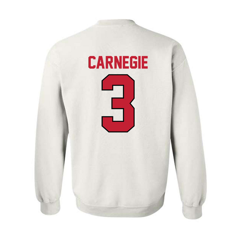 Georgia - NCAA Women's Basketball : Danielle Carnegie - Classic Shersey Crewneck Sweatshirt-1