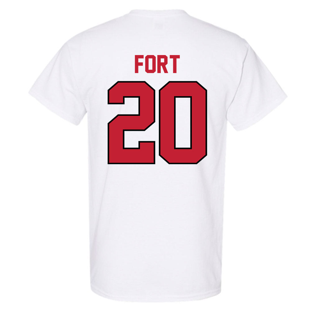 Georgia - NCAA Football : Zech Fort - Classic Shersey T-Shirt-1