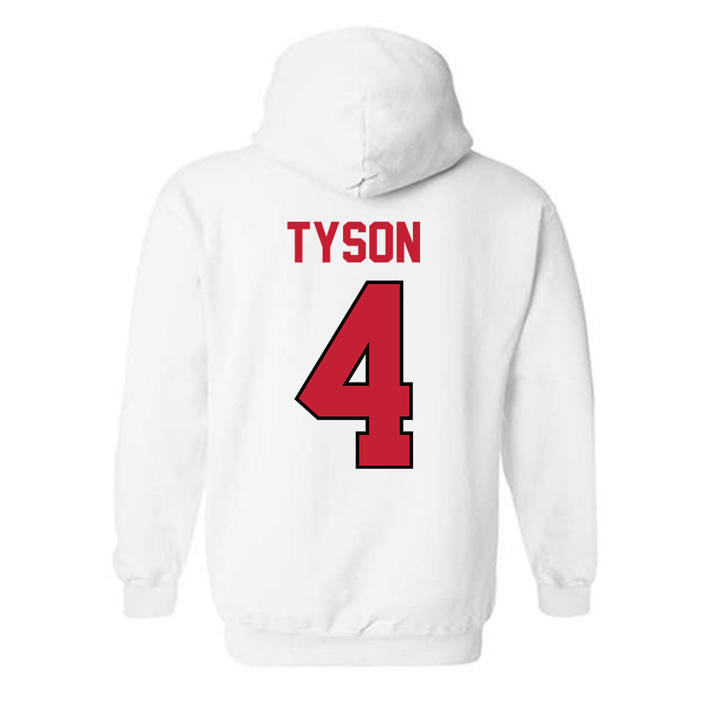 Georgia - NCAA Women's Volleyball : Kaiya Tyson - Classic Shersey Hooded Sweatshirt-1