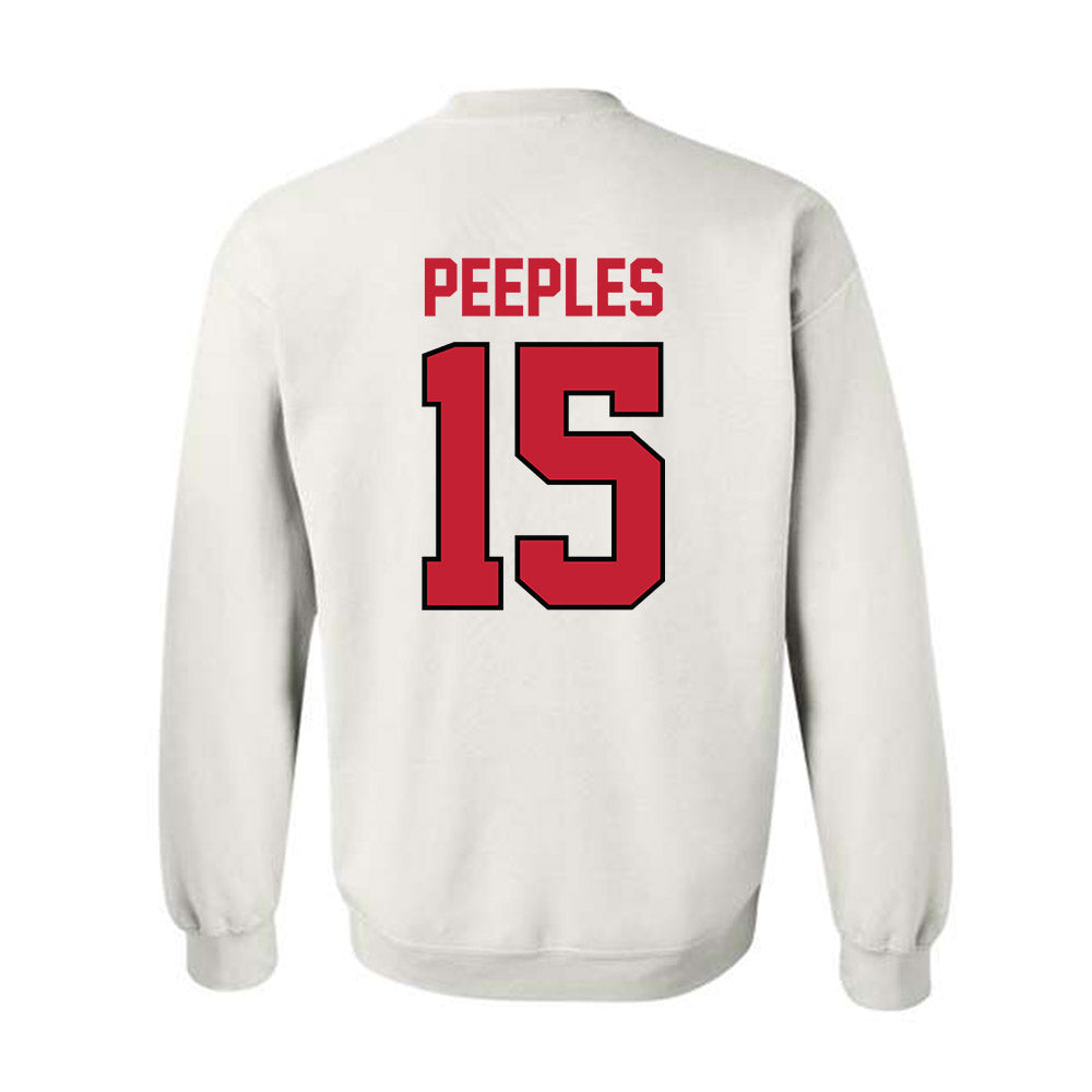 Georgia - NCAA Baseball : Ty Peeples - Classic Shersey Crewneck Sweatshirt-1