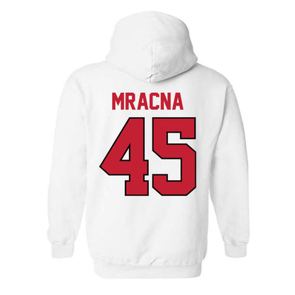 Georgia - NCAA Baseball : Christian Mracna - Classic Shersey Hooded Sweatshirt-1