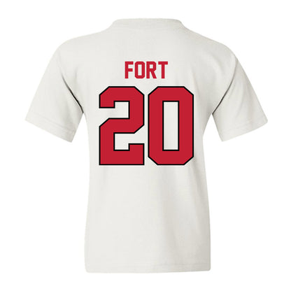 Georgia - NCAA Football : Zech Fort - Classic Shersey Youth T-Shirt-1