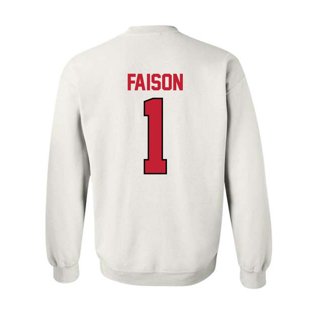 Georgia - NCAA Women's Basketball : Jocelyn Faison - Classic Shersey Crewneck Sweatshirt-1