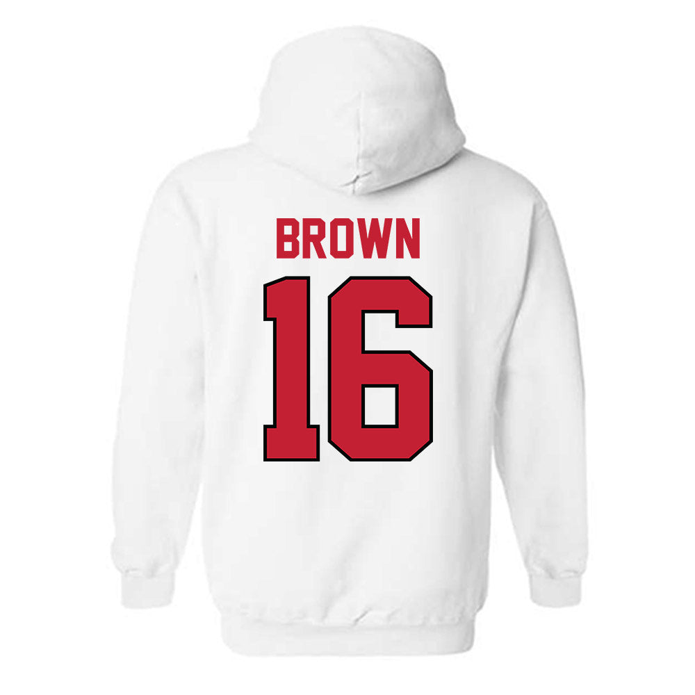 Georgia - NCAA Baseball : Zachary Brown - Classic Shersey Hooded Sweatshirt-1