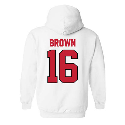 Georgia - NCAA Baseball : Zachary Brown - Classic Shersey Hooded Sweatshirt-1