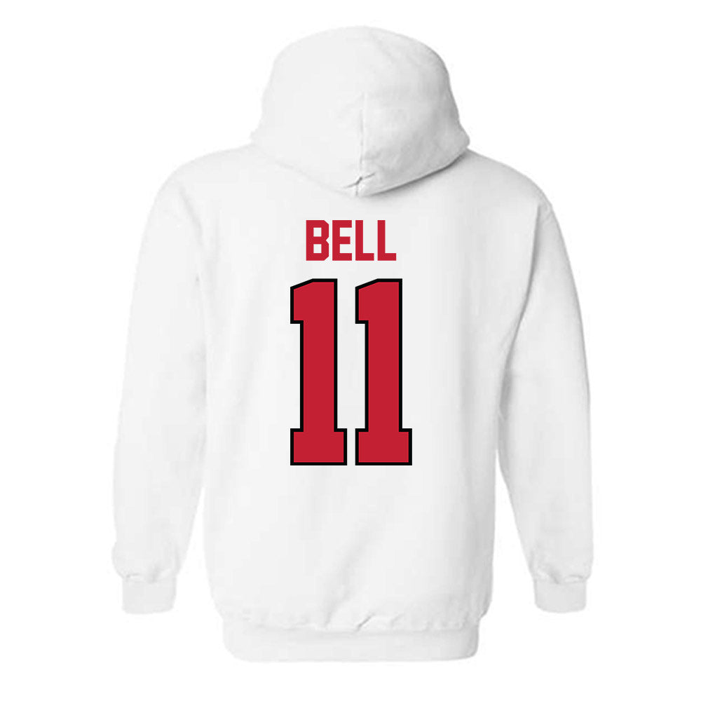 Georgia - NCAA Football : Jeremy Bell - Classic Shersey Hooded Sweatshirt-1