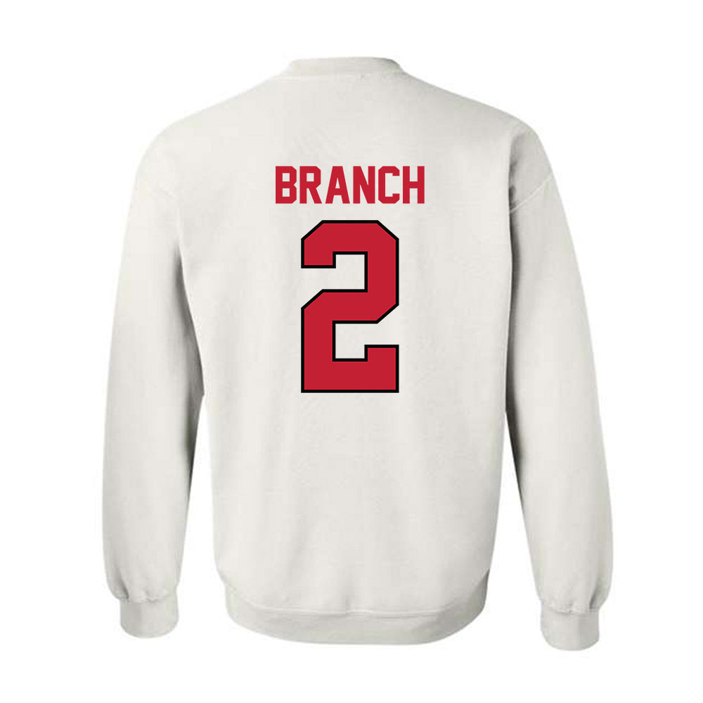 Georgia - NCAA Football : Zion Branch - Classic Shersey Crewneck Sweatshirt-1