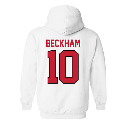 Georgia - NCAA Women's Basketball : Aubrey Beckham - Classic Shersey Hooded Sweatshirt-1