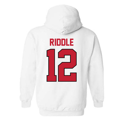 Georgia - NCAA Football : JaMarley Riddle - Classic Shersey Hooded Sweatshirt-1